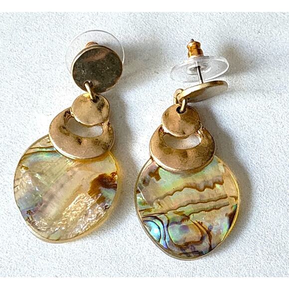 FASHION JEWELRY-DANGLY EARRINGS-Various Designs-Pierced Ears-LOT OF 9 SETS - Picture 12 of 12